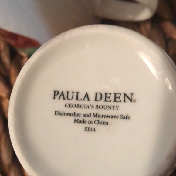 Paula Deen 4pc Set NEW “Georgia’s Bounty”Peach 🍑Apple 🍎 - Picture 6 of 7
